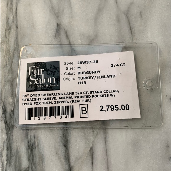 Saks Fifth Avenue Fur Shearling - Picture 16 of 16